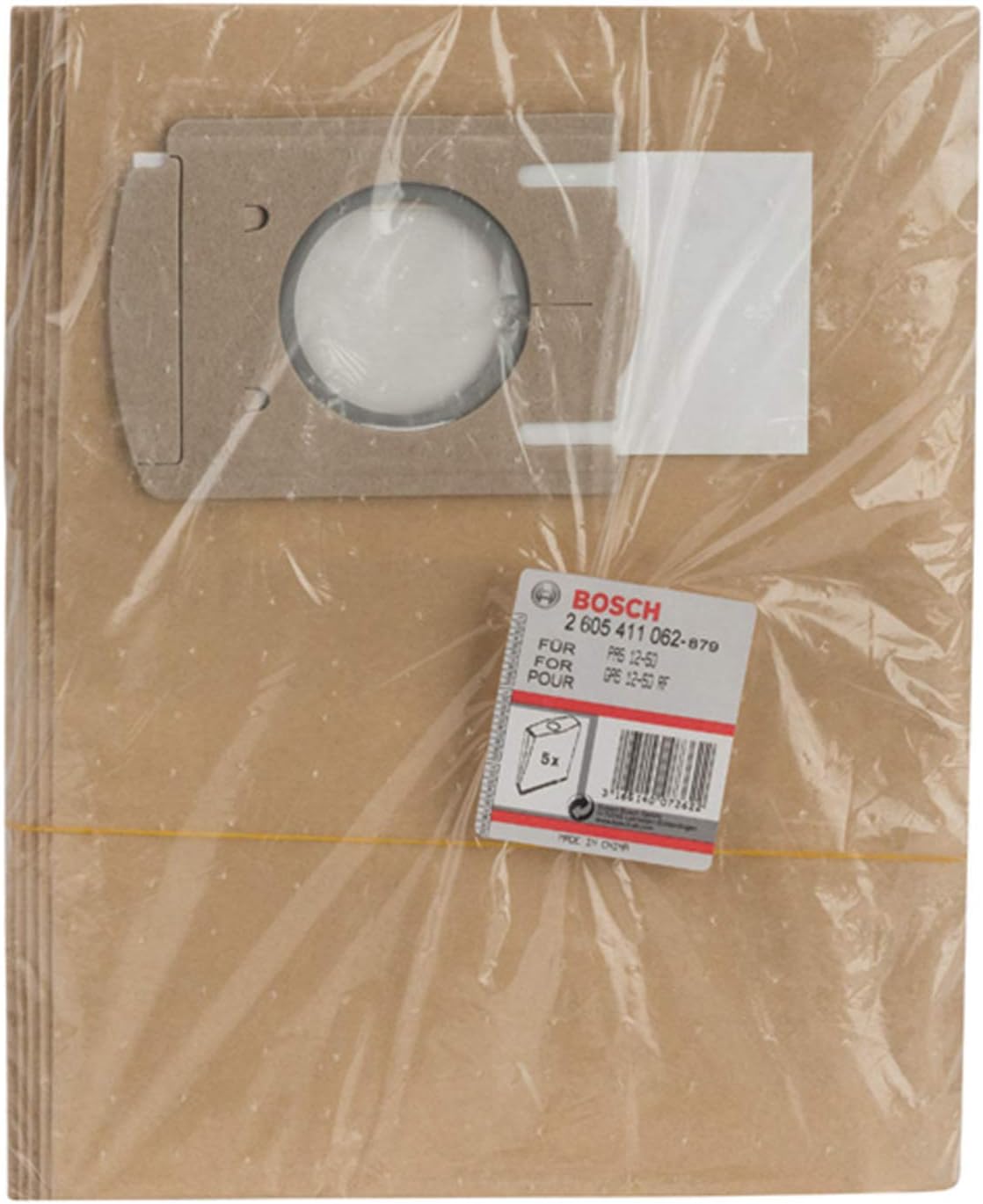 Bosch 2605411062 Paper Filter Bag for Bosch Extractors - 5 piece