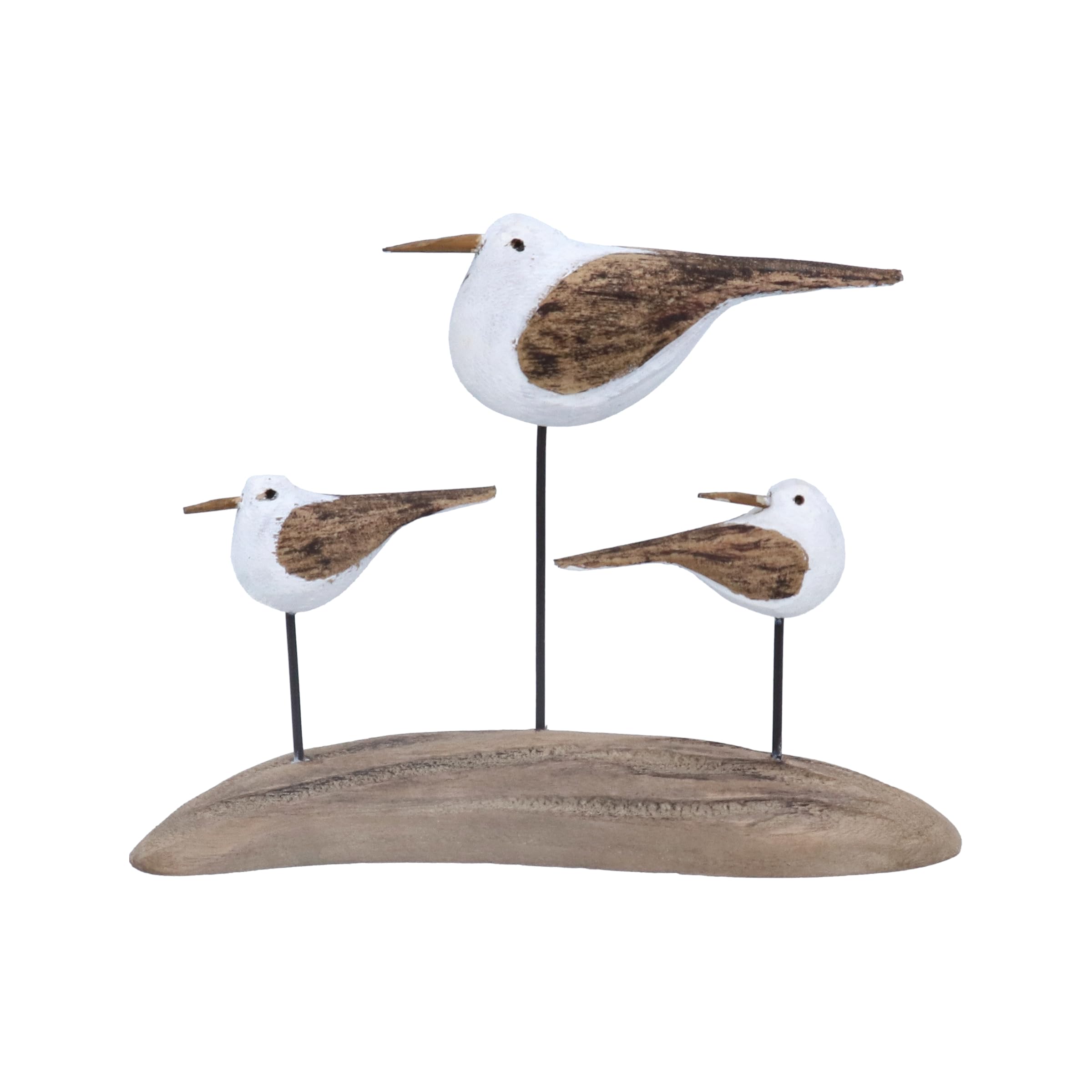 Gisela Graham Wooden Seagulls Ornament