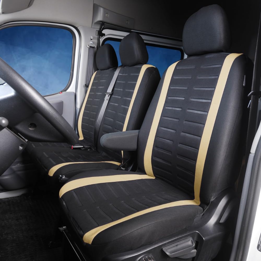 QIZUN 1+2 Car Van Seat Covers for Mercedes Benz Citan W420 I 2021-2026