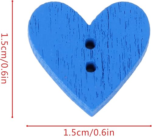 Miniatura 5 de 200 botones de nailon con forma de corazón de durazno para niños, botones para coser sujetadores, álbumes de recortes (200 unidades + forma de