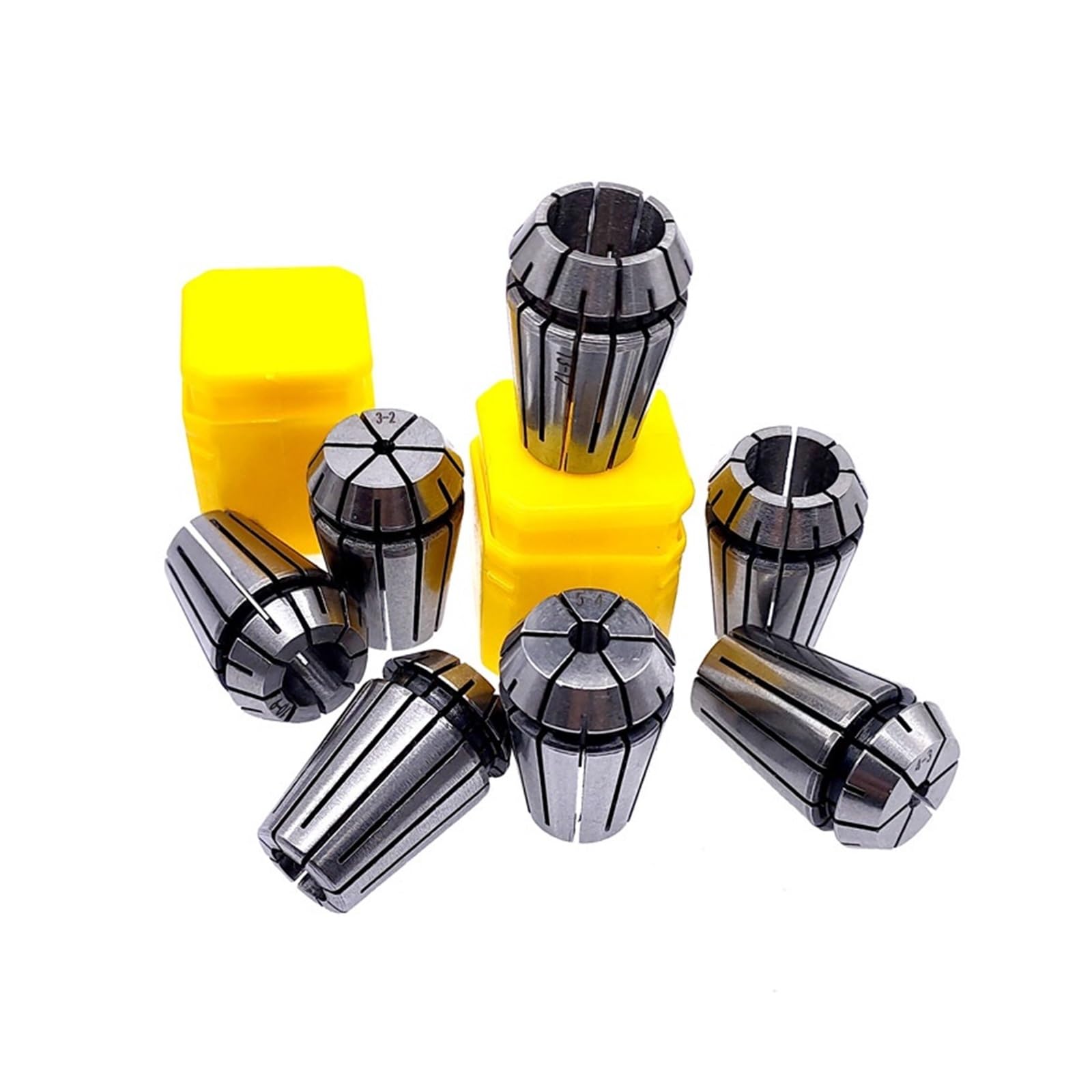 Accesorios para herramientas rotativas Pinza de sujeción, 1 pieza ER20, portaherramientas de resorte de 3/4/5/6/7/8/9/10/11/12/13 mm for máquina de grabado y torno fresador de 1/4 y 1/8"(3mm)