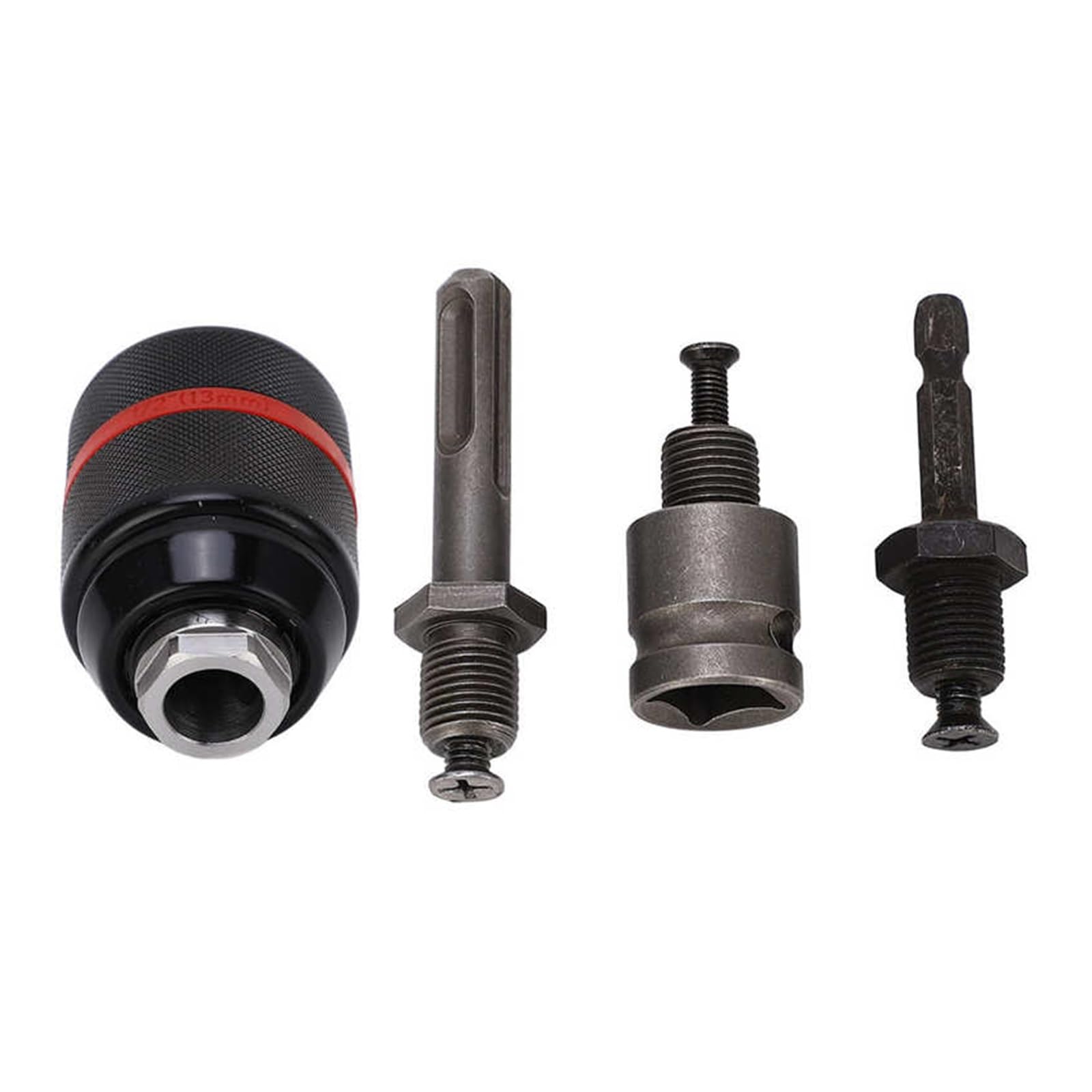 Uchwyt wiertarski Bezkluczowy samozaciskowy 1/2 cala 2‑13 mm Zakres mocowania Narzędzie do szybkiej wymiany Uchwyt adaptera wiertła (Color : Hex 63mm Length)