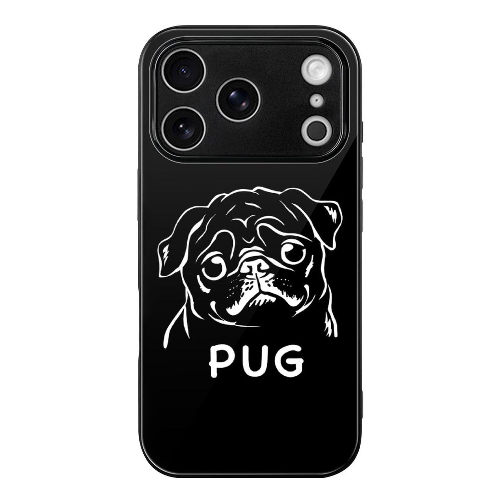 Amazon.co.jp: iPhone17Pro用ケース パグ 犬 Pug 犬 スマホケース 強化