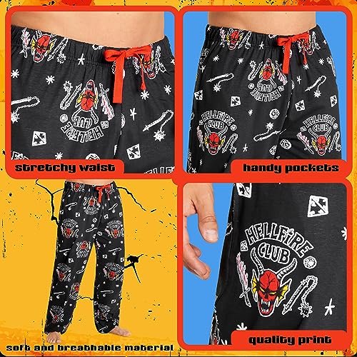 Stranger Things Mens Pyjama Bottoms - Nightwear PJs for Men and Teenagers S-3XL Lounge Wear Trousers - Mens Gifts4