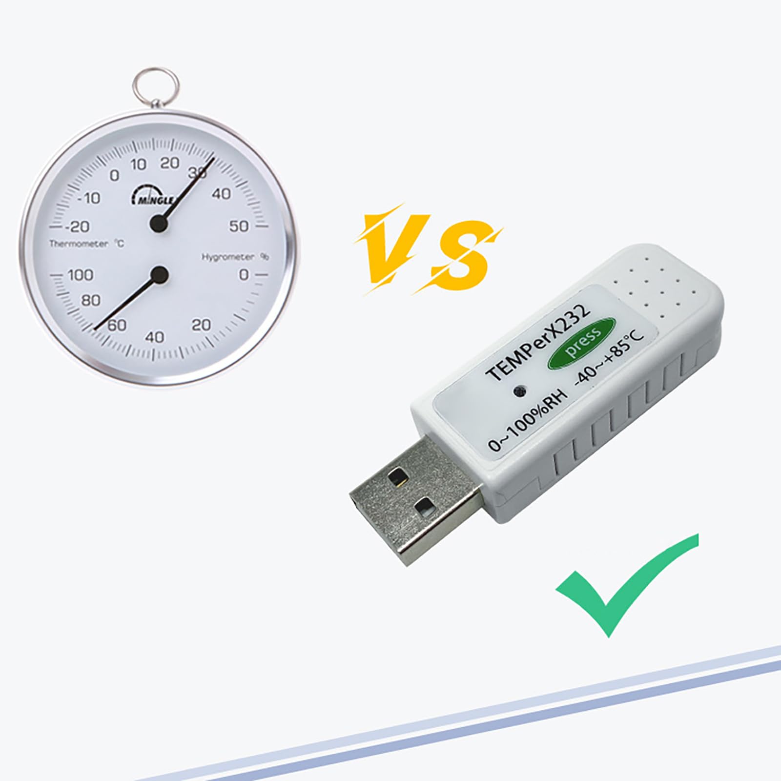 Datenerfassungs Logger, Sekundärentwicklung, USB Temperatur und Luftfeuchtigkeitsmesser, Datenspeicherung, Hygrometer, Fernüberwachung