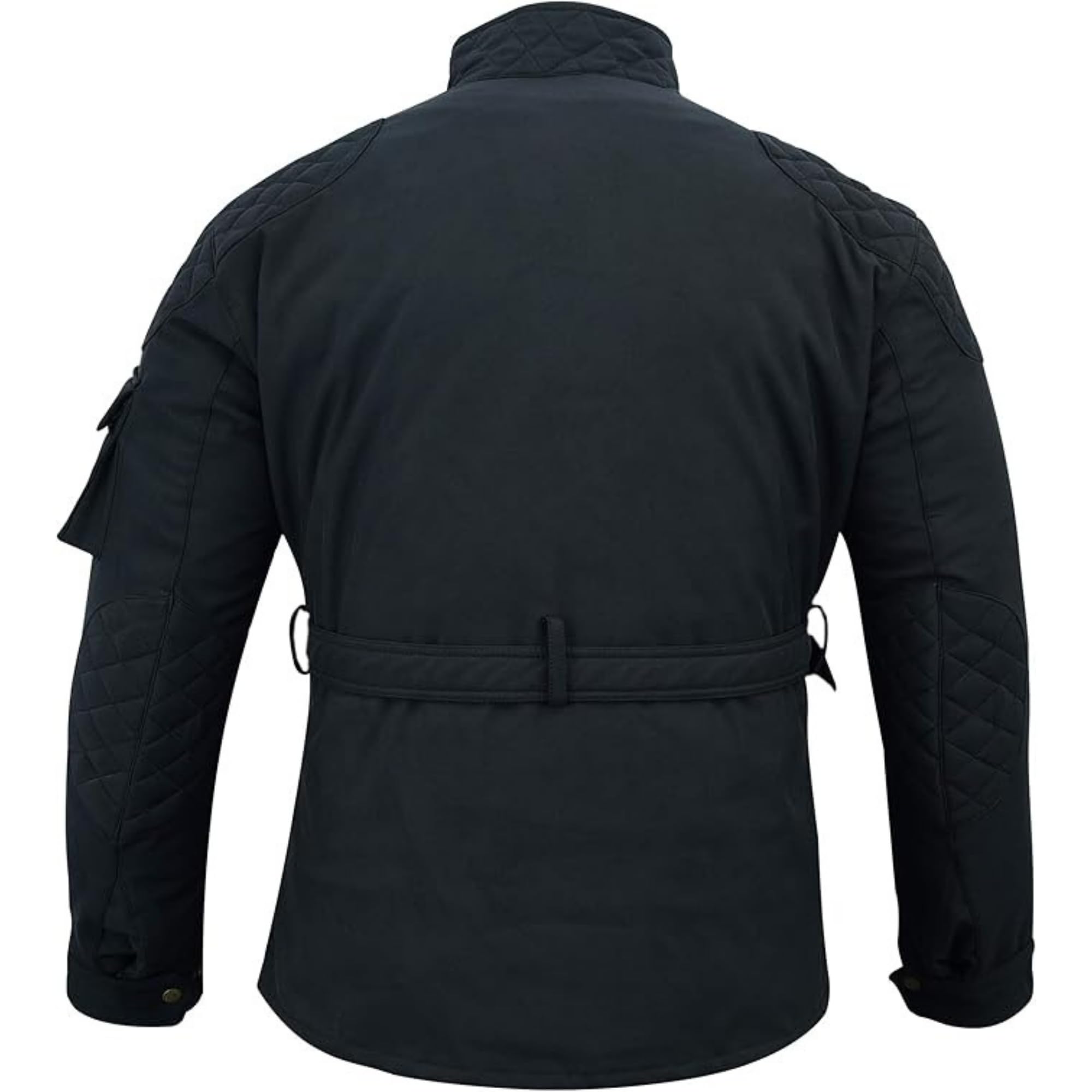 Chaquetas Softshell para hombre negras, Chaquetas Softshell para hombre para exteriores con protecciones CE, Chaquetas impermeables transpirables para hombre, Negras