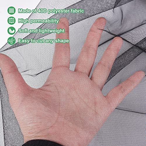 2 Pack Garden Net Barrier,Diy Garden Mesh Netting Fly Bird Net Barrier Heavy Duty Garden Mesh For Protecting Your Skin Plants Vegetables,Black.（10Ft X 13Ft） #TOP2