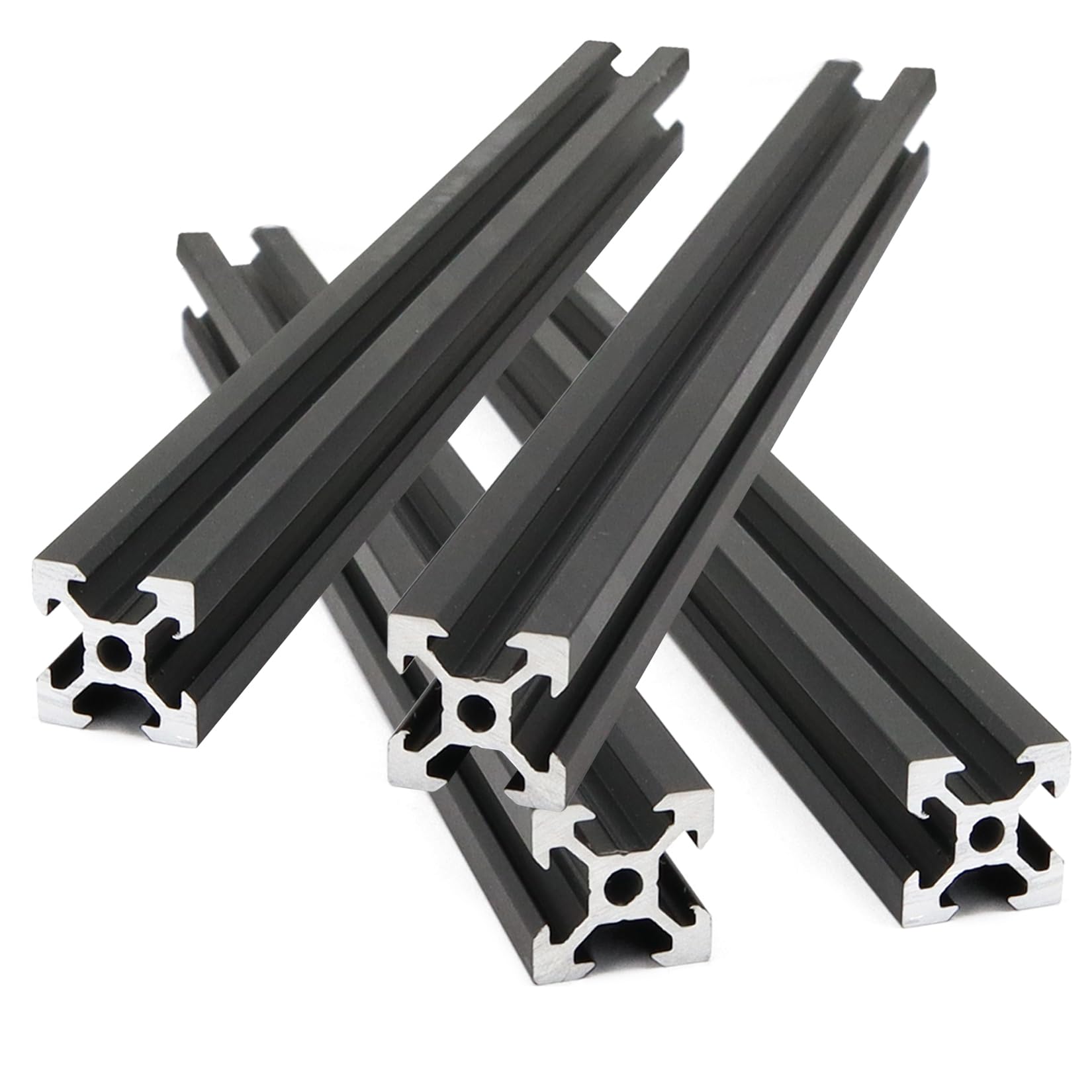 BLCCLOY 4Pcs 300mm Aluminum Extrusion 2020 Series European Standard V Slot Aluminum Profiles Rail for 3D Printer Parts Linear Rail Aluminum Profile Extrusion