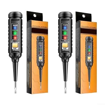 Electric Test Pen for Aneng B15 DC Voltage with NCV Safety Features and Negative Pole Probe Socket for Enhanced Electrical Fault Detection (English)