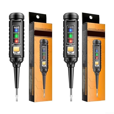 Electric Test Pen for Aneng B15 DC Voltage with NCV Safety Features and Negative Pole Probe Socket for Enhanced Electrical Fault Detection (English)