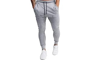 SLIM FIT TAPERED SWEATPANTS FOR MEN
