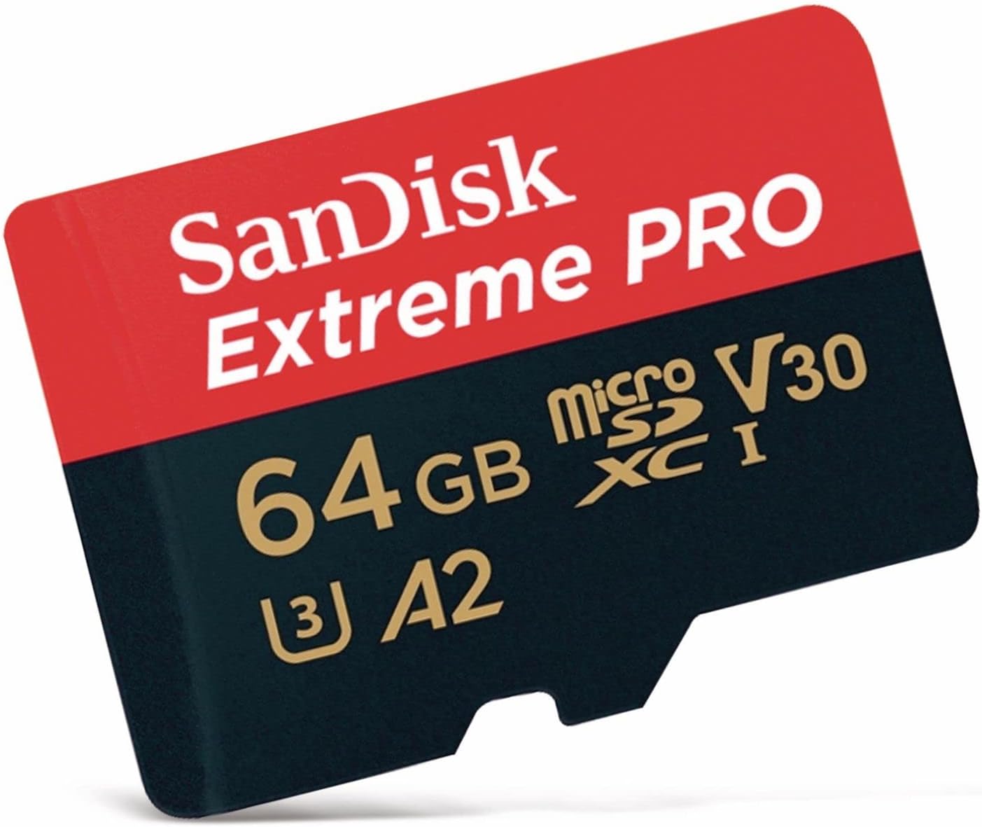 Sandisk Extreme Pro 64 GB Microsdxc Memory Card + Sd Adapter With A2 App Performance Up To 170 Mb/S, Class 10, U3, V30 (Sdsqxcy-064G-Gn6Ma)