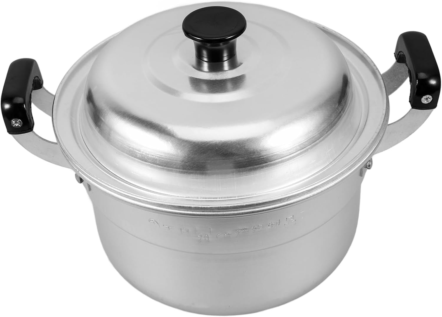Multi-functional Aluminum Soup Pot with Steaming Plate Thickened Design for Cooking Steaming and Instant Noodles Mini Pot for Home Use