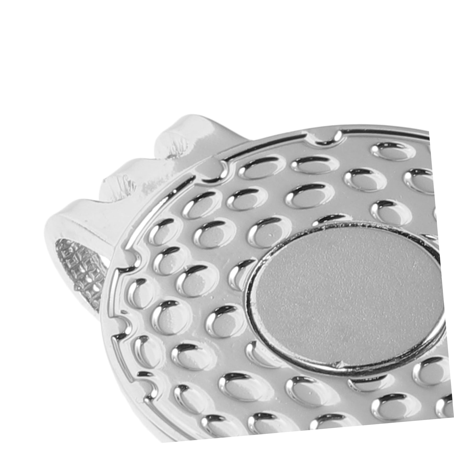 BESTonZON Golf Ball Marker Hut Clips Verschleißfeste Golfs Marker Für Hüte Praktische Zum Befestigen Gürteln Silberne Design