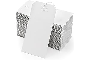 Coideal White Blank Shipping Tags for Labeling, 120 Pack