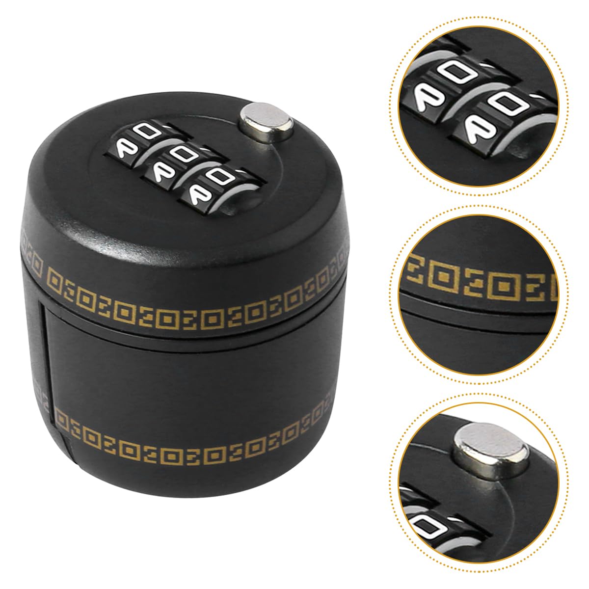 Thyonta Reusable Wine Bottle Combination Lock, Zinc Alloy - Image 3
