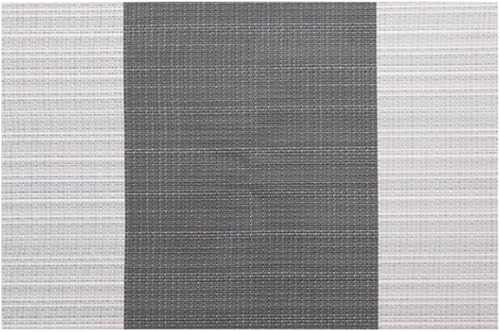 Medhol Juego de 4 manteles individuales de PVC, resistentes al calor, antideslizantes, lavables y duraderos, manteles individuales de rayas