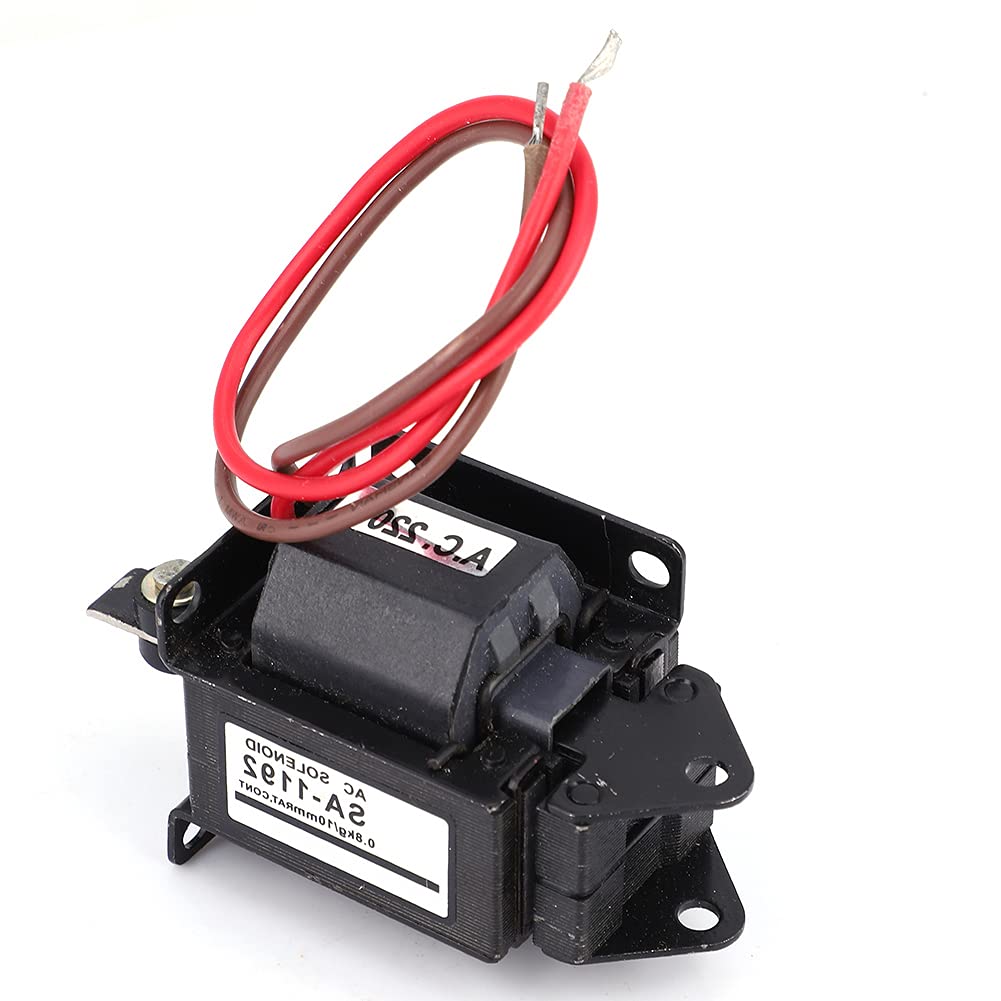 1192 Elettromagnete Push Pull, Facile Installazione 220VAC 7.8N Corsa 10mm Elettromagnete Basso Attrito per Macchine Civili per l'Automazione Industriale