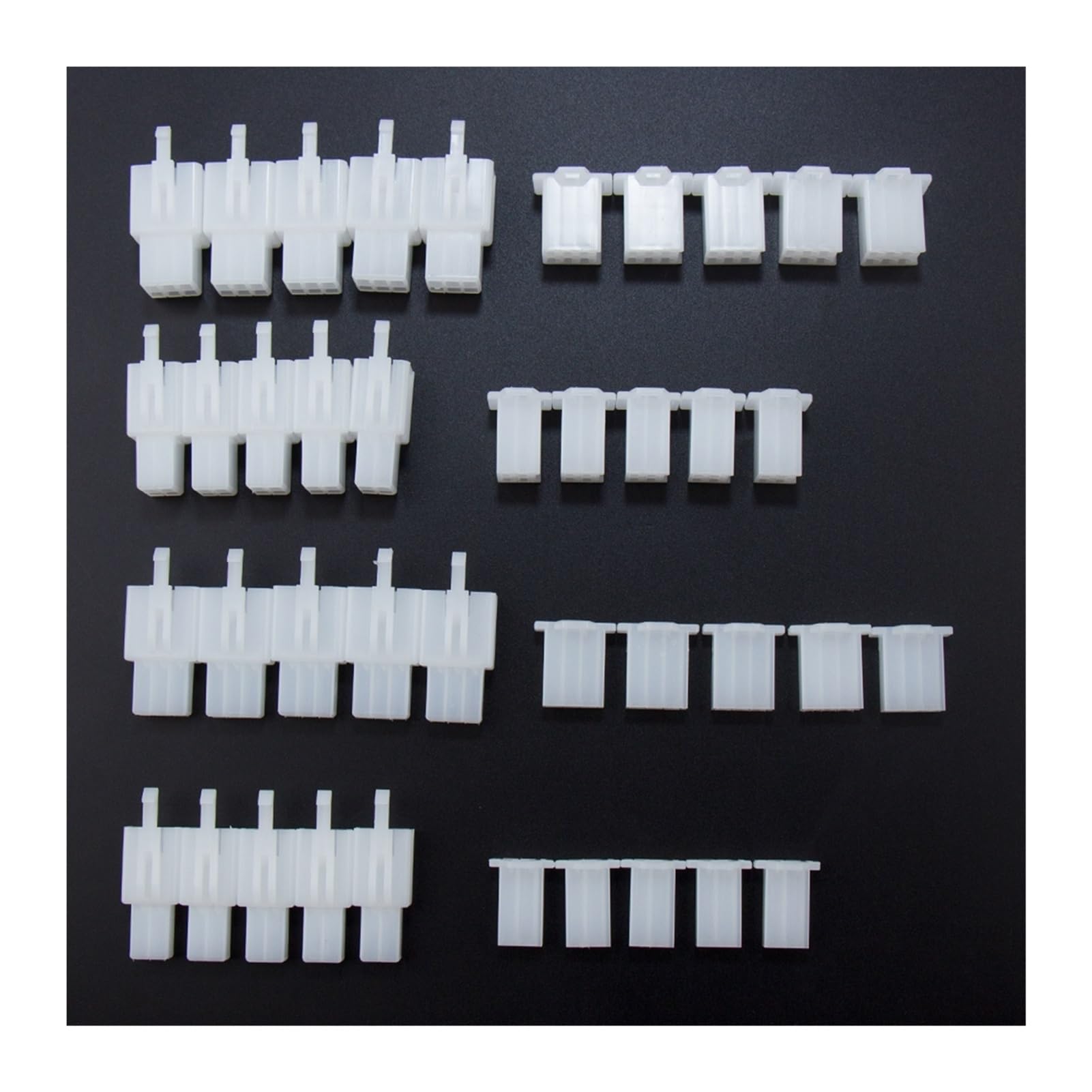 200/240 PCs Auto Motorradboot elektrisch 2,8 mm 2 3 4 6 Stift Drahtanschluss Stecker fester Haken männliche weibliche Klemmen 2.8 Stecker (Color : 4P 250PCS 7041A)