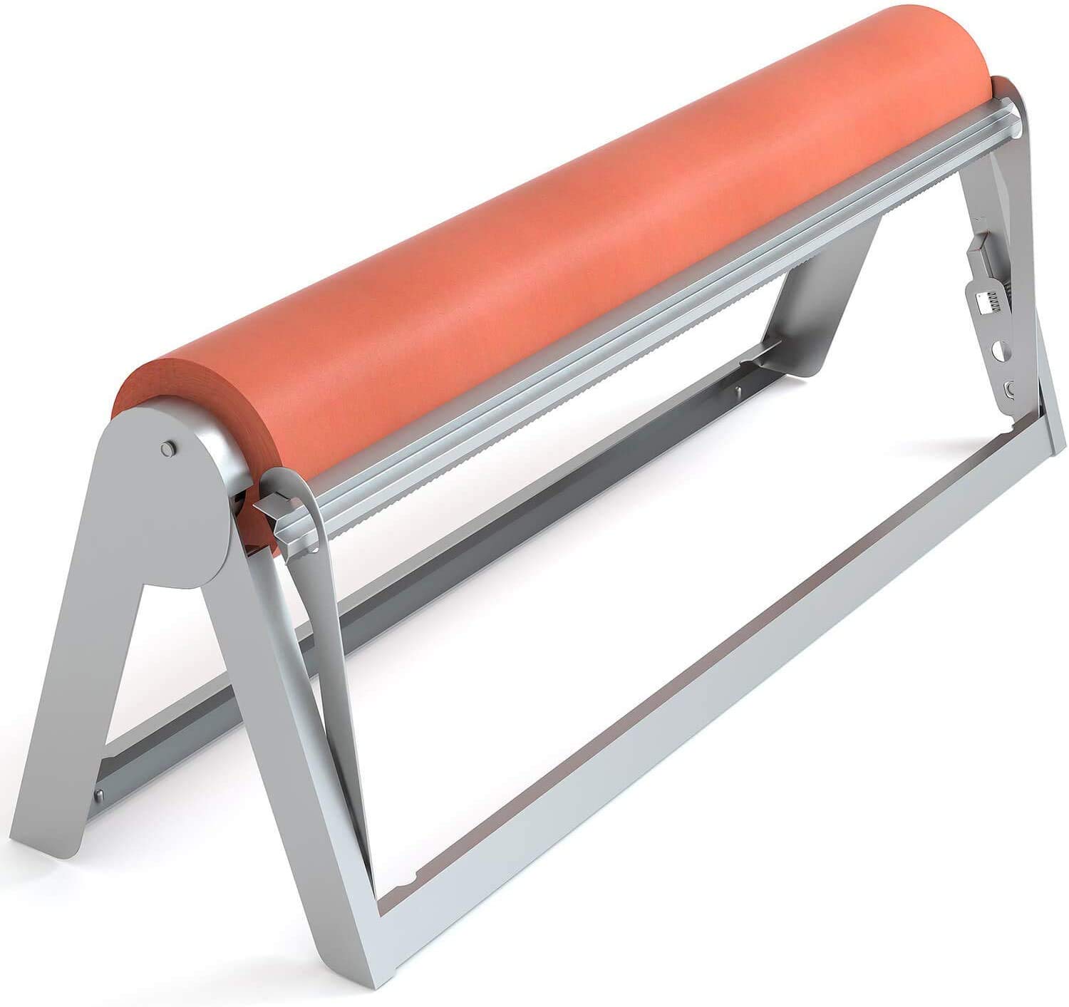 Distributeur de papier de boucher avec cutter intégré – Un must pour les rouleaux de papier de boucher barbecue (version 61 cm)