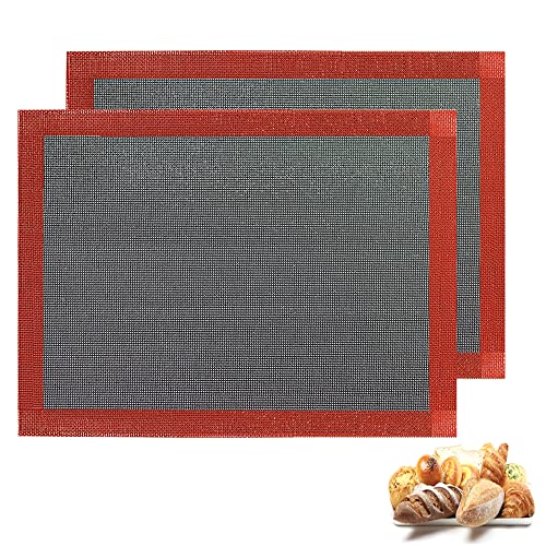 Encuentra reviews de Tapetes antiadherentes para horno para comprar hoy. 31 Juego de 2 Alfombrillas de Silicona Huecas para Hornear, Tapete de Silicón Microperforado, Malla Antiadherente Chica para Horno Eléctrico, Especial para Hornear Galletas