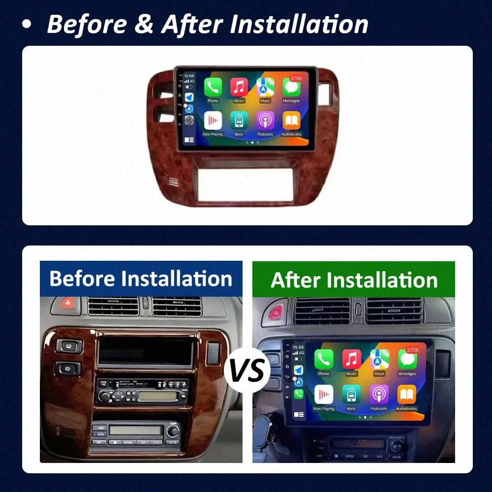 Multimedia Radio dla NISSAN Patrol 1997-2005 9 Inch Android 15 Touch Screen Fm Bluetooth Fm Gps For, 8 Core 4G+64G