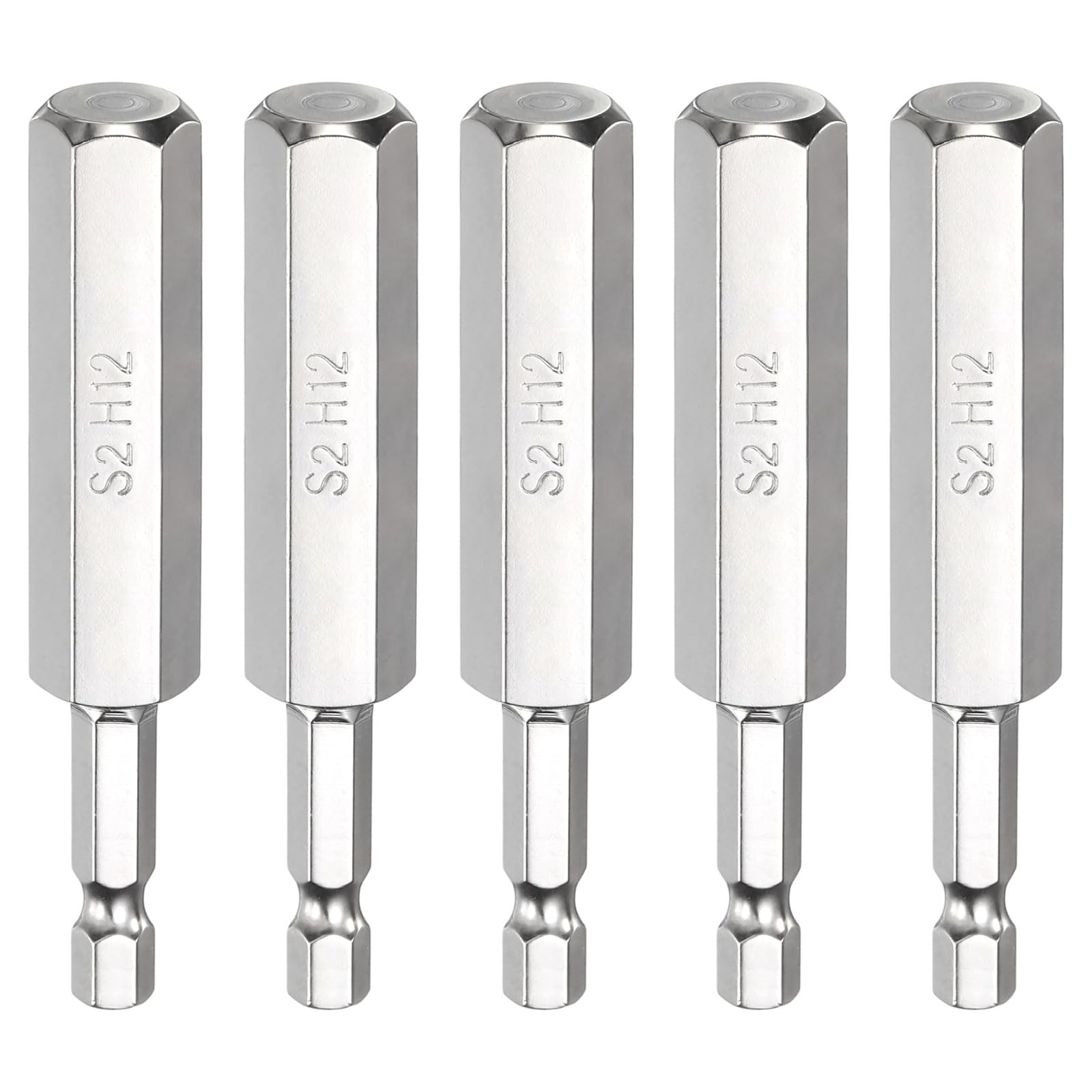 Puntas H12 de destornillador de 75 mm para alcanzar tornillos difíciles sin caídas