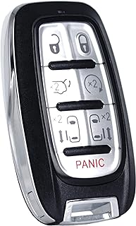 Key Fob Replacement Fits for Chrysler Pacifica 2017 2018 2019 2020 2021 2022 2023 2024 Voyager 2020-2024 Proximity Smart Keyless Entry Remote Control M3N-97395900 68217832AC 433 Mhz