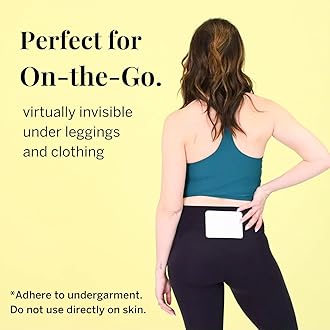 Pixie Period Cramps Menstrual Pain Relief Heat Patches - Lower Abdominal & Back Ache Therapy - Natural Alternative to Lidocaine ICY Hot - Up to 8 Hours - 3 Count Discreet Disposable Heat Pads