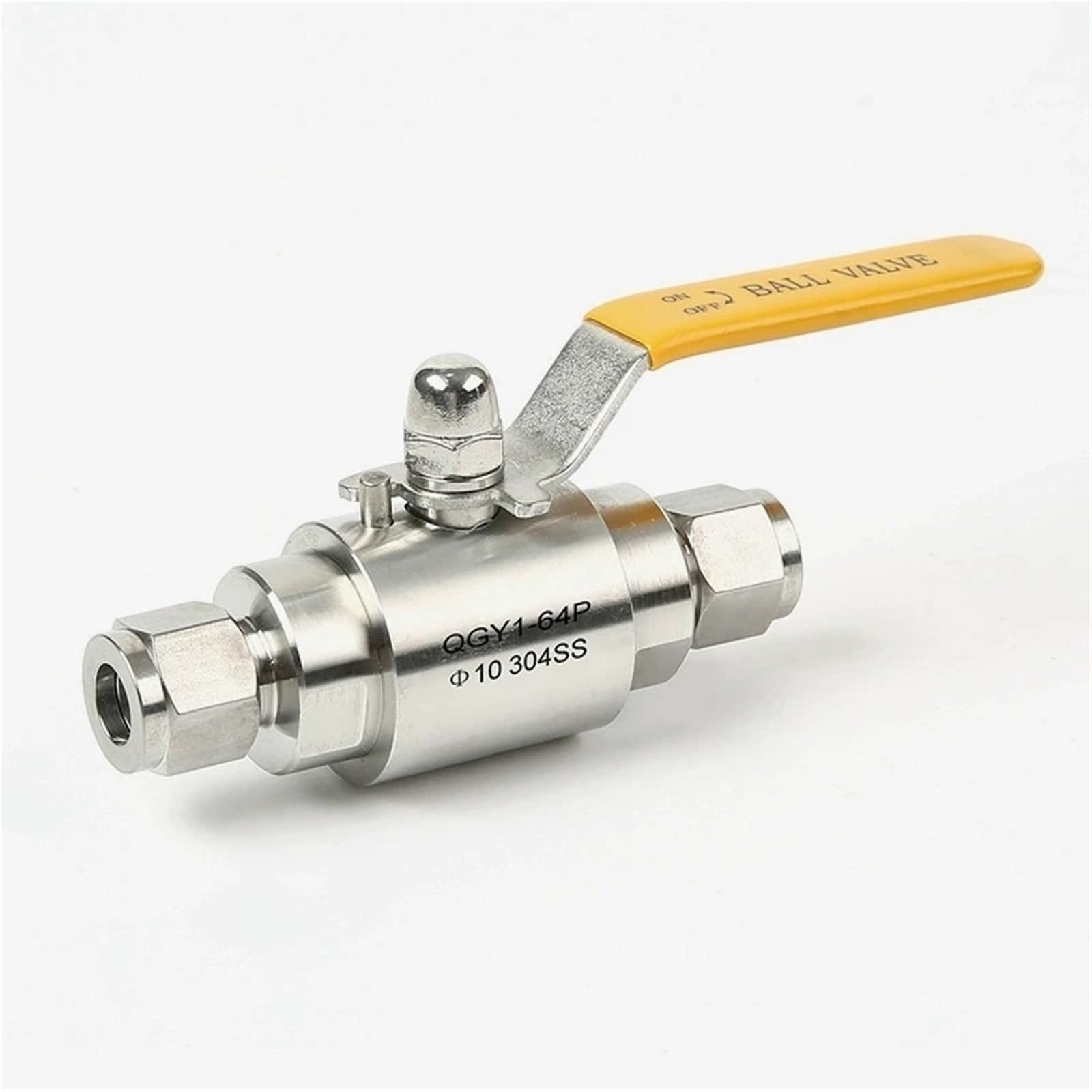 Vanne à boisseau sphérique inox 1/2 pouce arrêt de source d'air 16mm