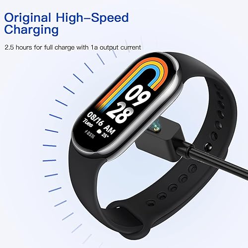 Miniatura 3 de Cable cargador de reloj inteligente, cable de carga rápida magnético USB, cable de carga de repuesto para MiBand 8, Band 8 NFC, MI 7 Pro, Poco, Lite