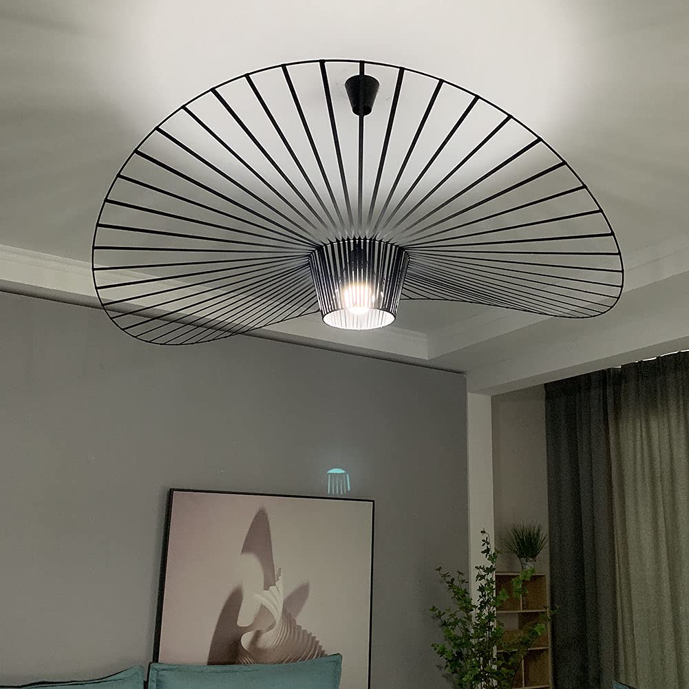 Ds UUby Vertigo Chandelier E27 Fiberglass/Polyurethane Hat Lights (Light Height Adjustable) Vintage Suspension Light Decorative Lighting