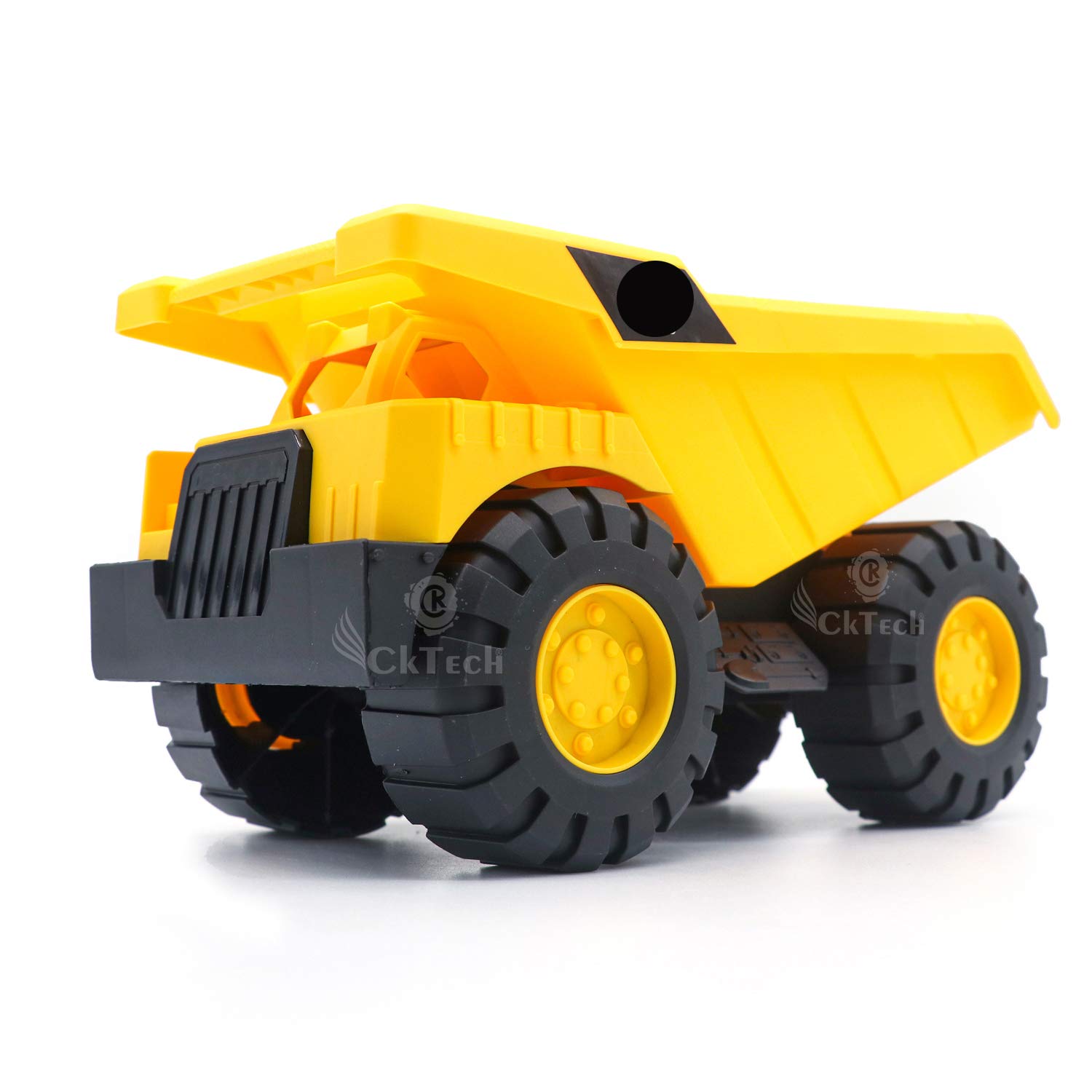 CkTech Dumper Construction Toy Vehicle Presenting by for Kids Super King Dumper Toys with Sound and Lights Dumper Truck Toy with Friction Powered Wheels for Kids - 5313