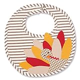 Mud Pie Baby Holiday Bib Unisex, Turkey, One Size