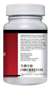 Natural Essential Tremor Herbal Supplement - Offers Relief for Shaky Hands, Arm, Leg and Voice Tremors (60 Capsules)