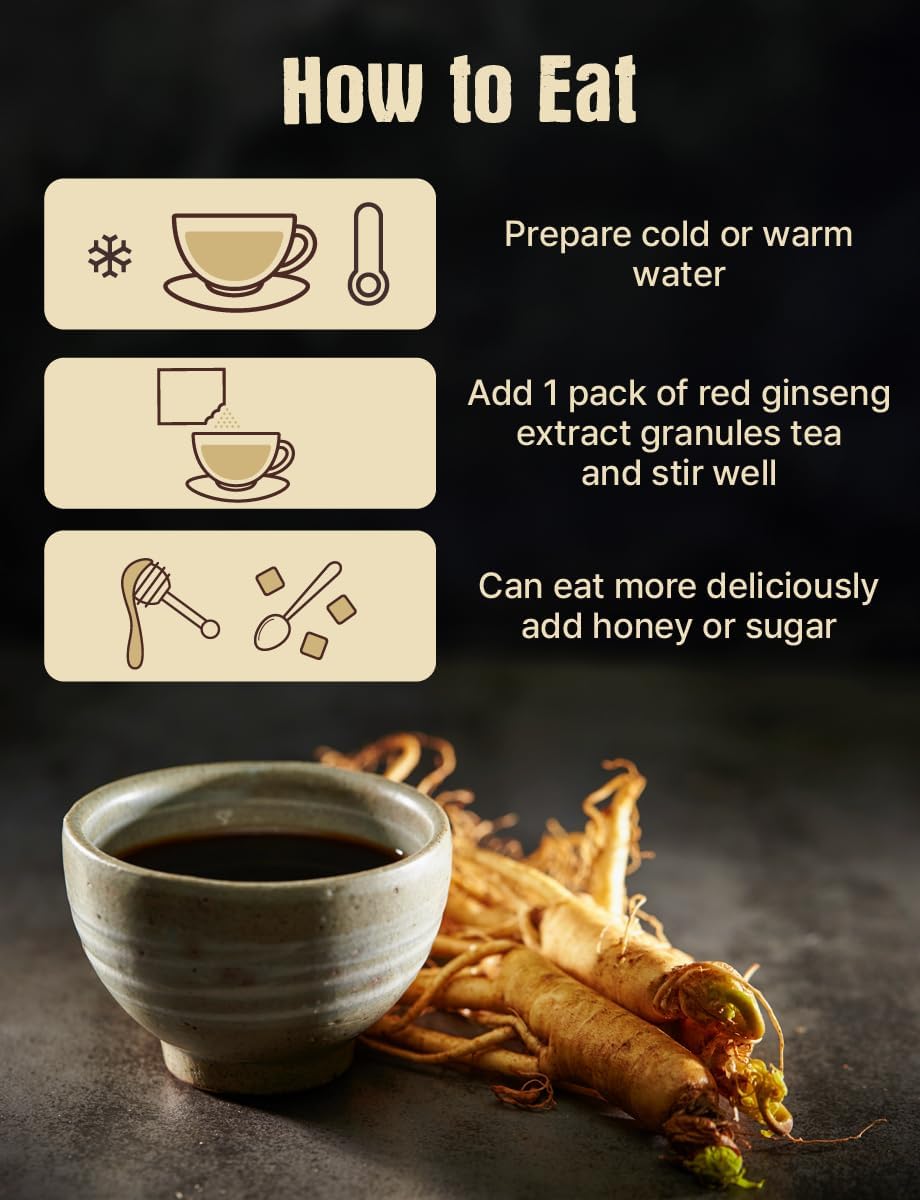 Korean Ginseng Extract Granules Tea 50T 홍삼차 - Image 3