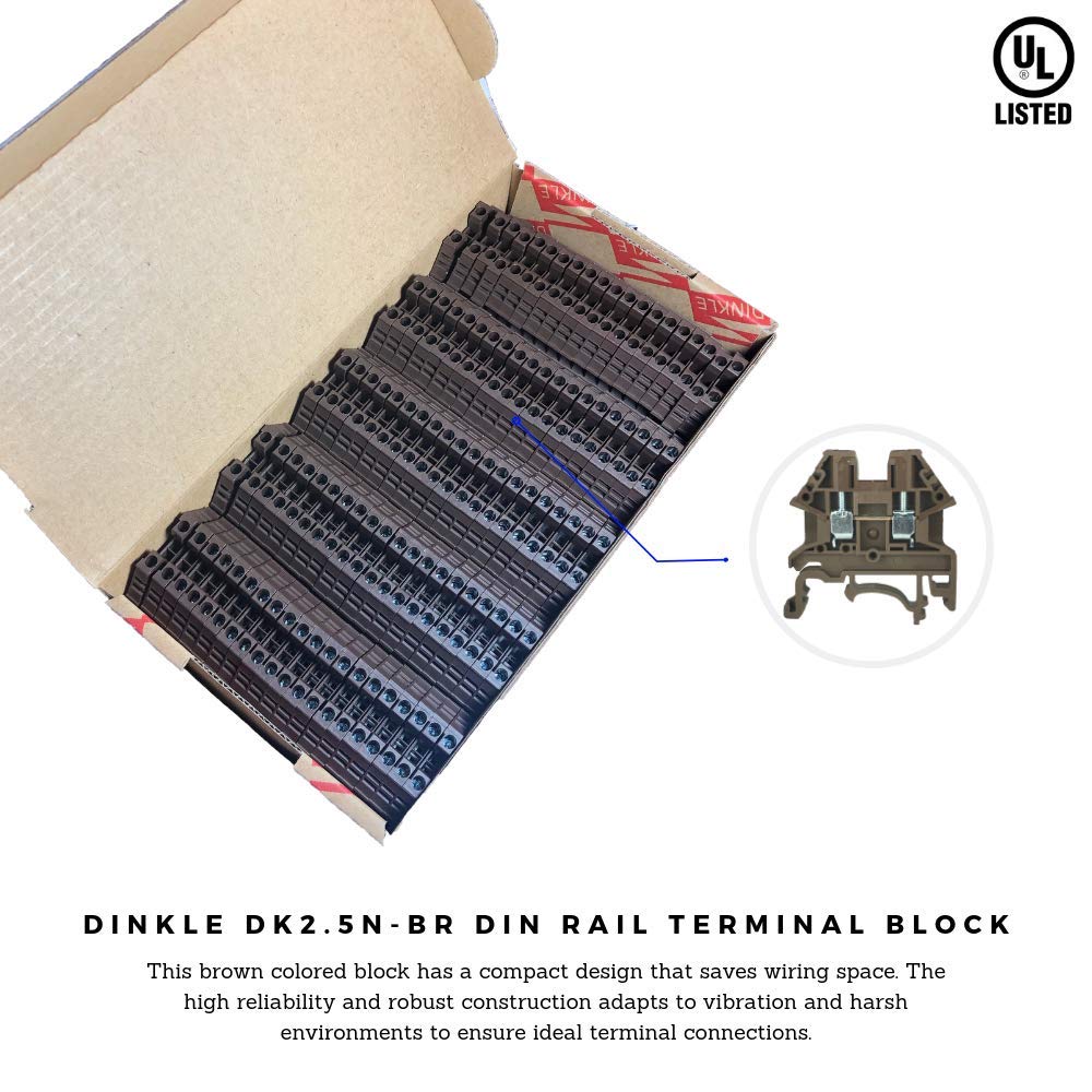 JINXIAN Din Rail Terminal Blocks Kit LT-6 Universal Class Terminal Block DIN Rail Connectors - View #12