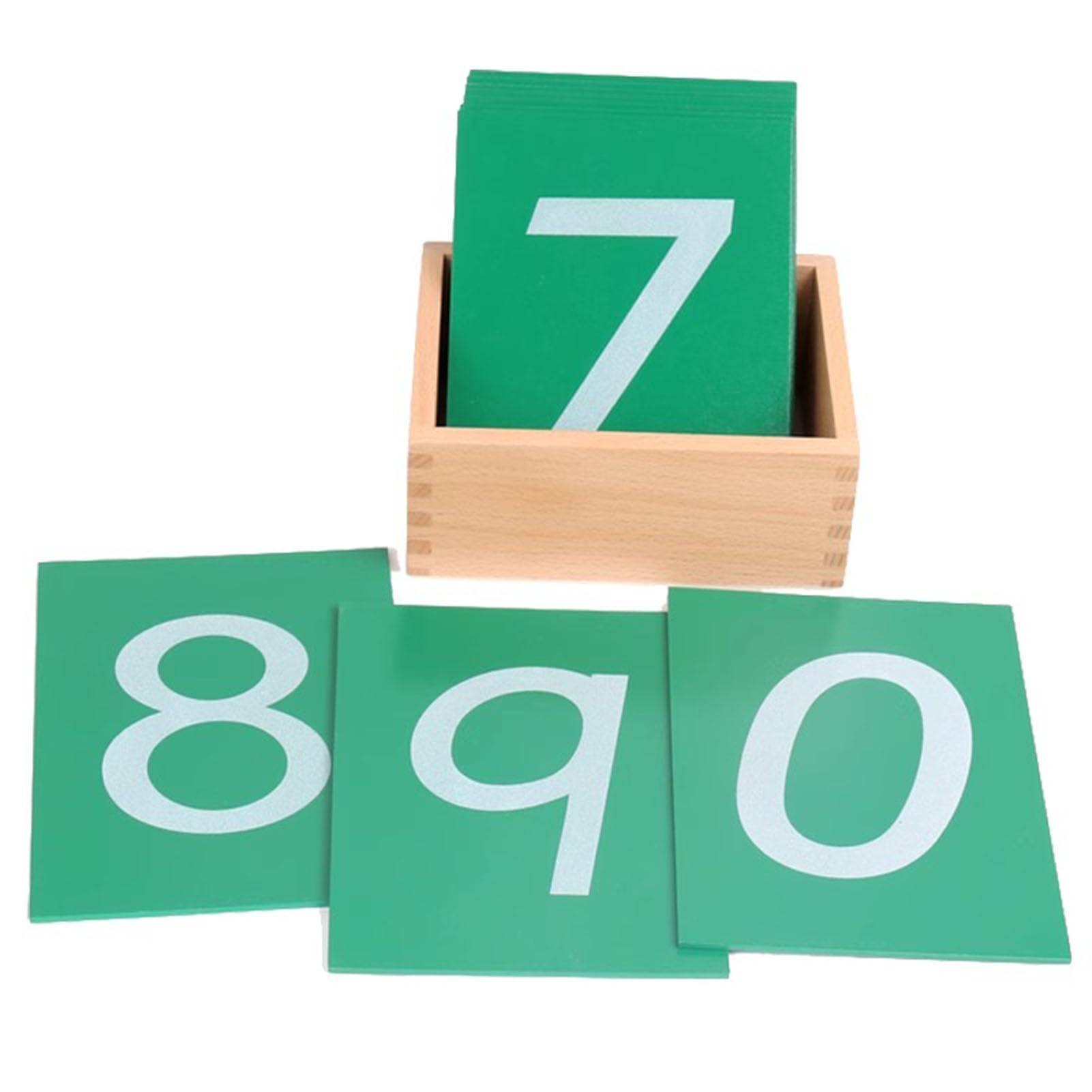 Montessori Papel de Lija Material matemático Caja de cartón de Madera, Aprendizaje en la Primera Infancia Enseñanza SIDA