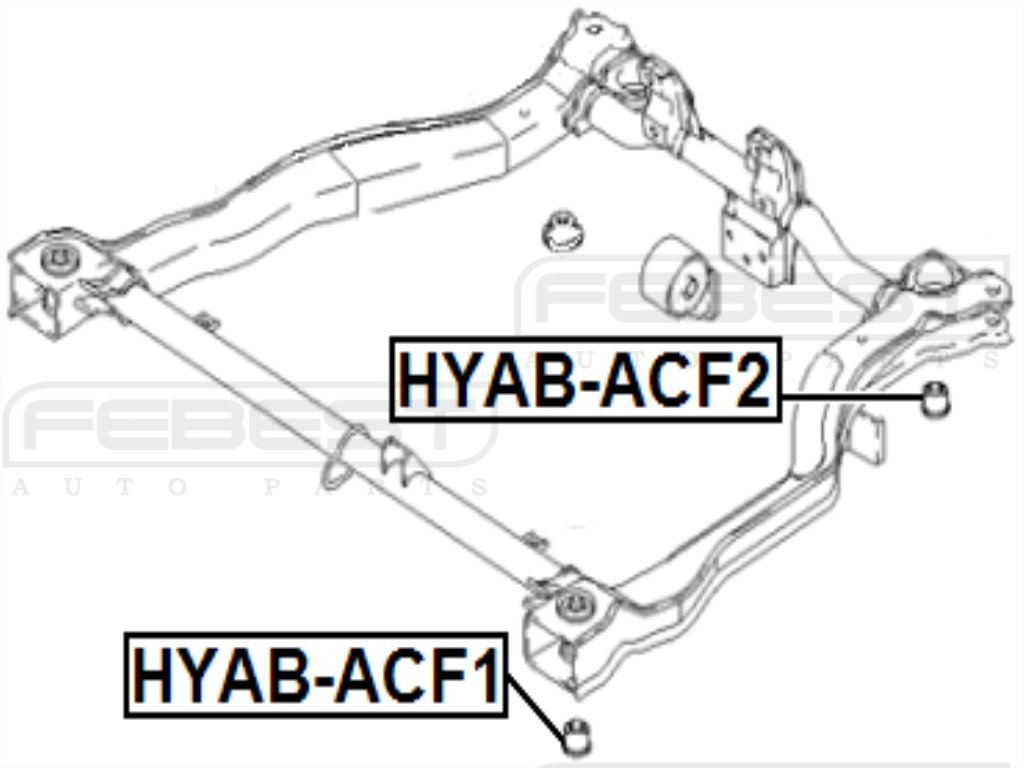 Amazon.com: 62466-25100/6246625100 - Body Bushing For Hyundai/Kia 