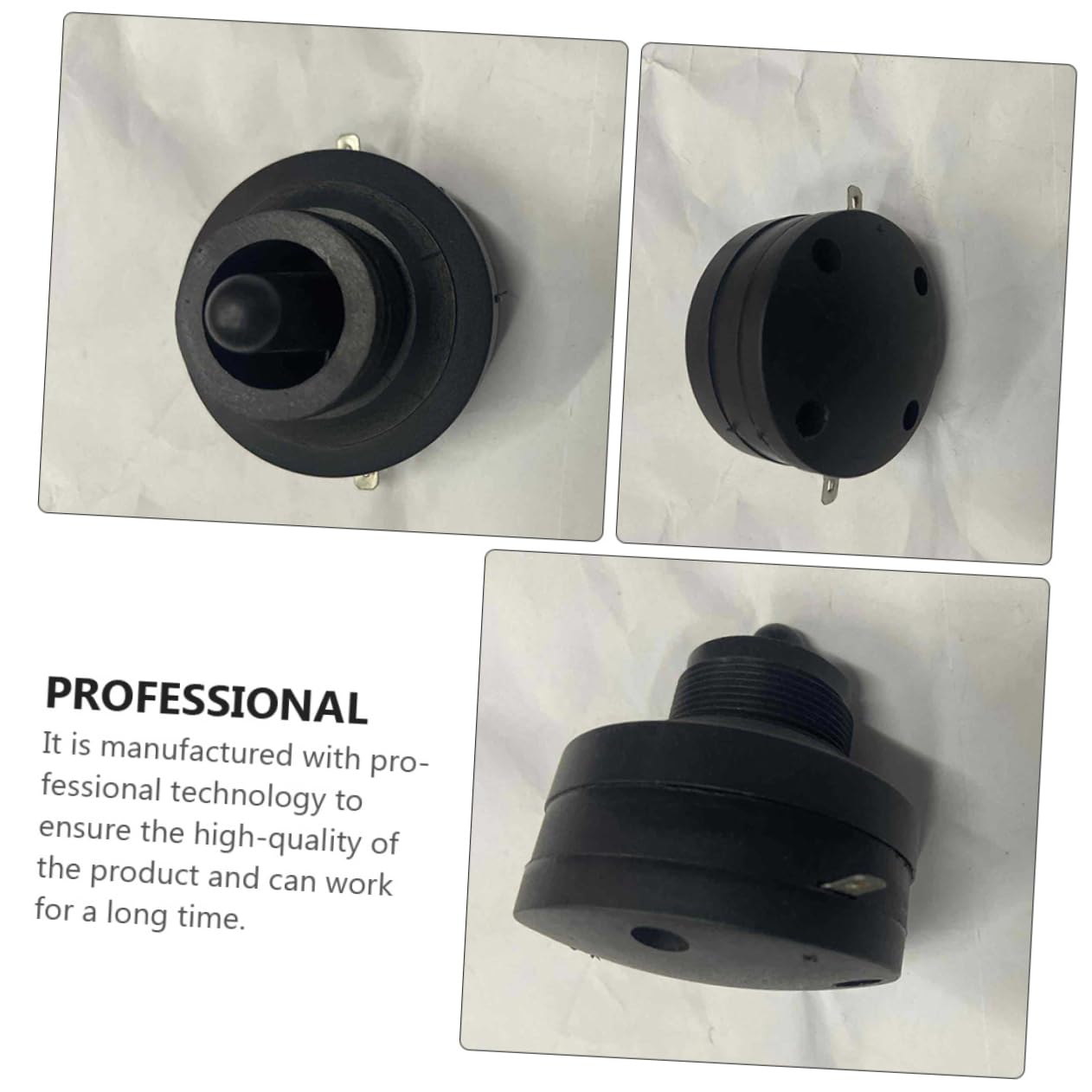 HAPINARY 8 PCS Car Tweeters for Audio System Piezoelectric Horn Speakers Compact Design Easy to Install High Pitched Sound Quality Reliable Replacement for Automotive Supplies