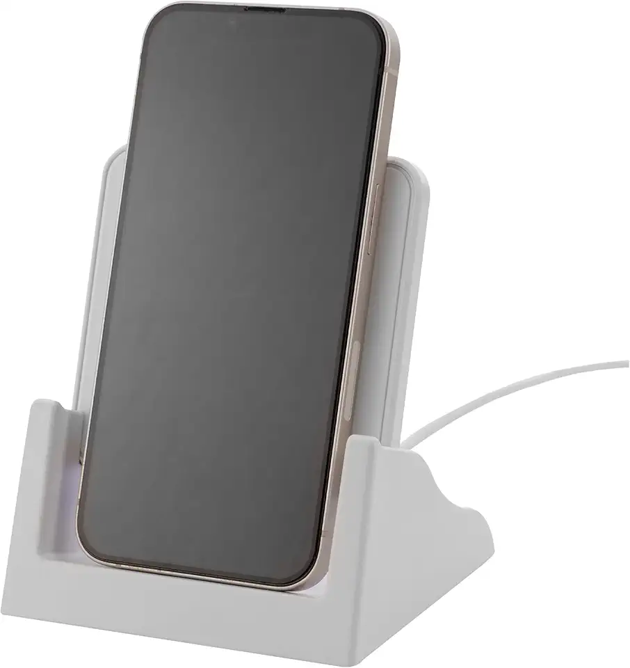 Carregador por indução 10w com stand de apoio para celulares e outros dispositivos com carregamento QI wireless sem fio, Cabos & Plugs