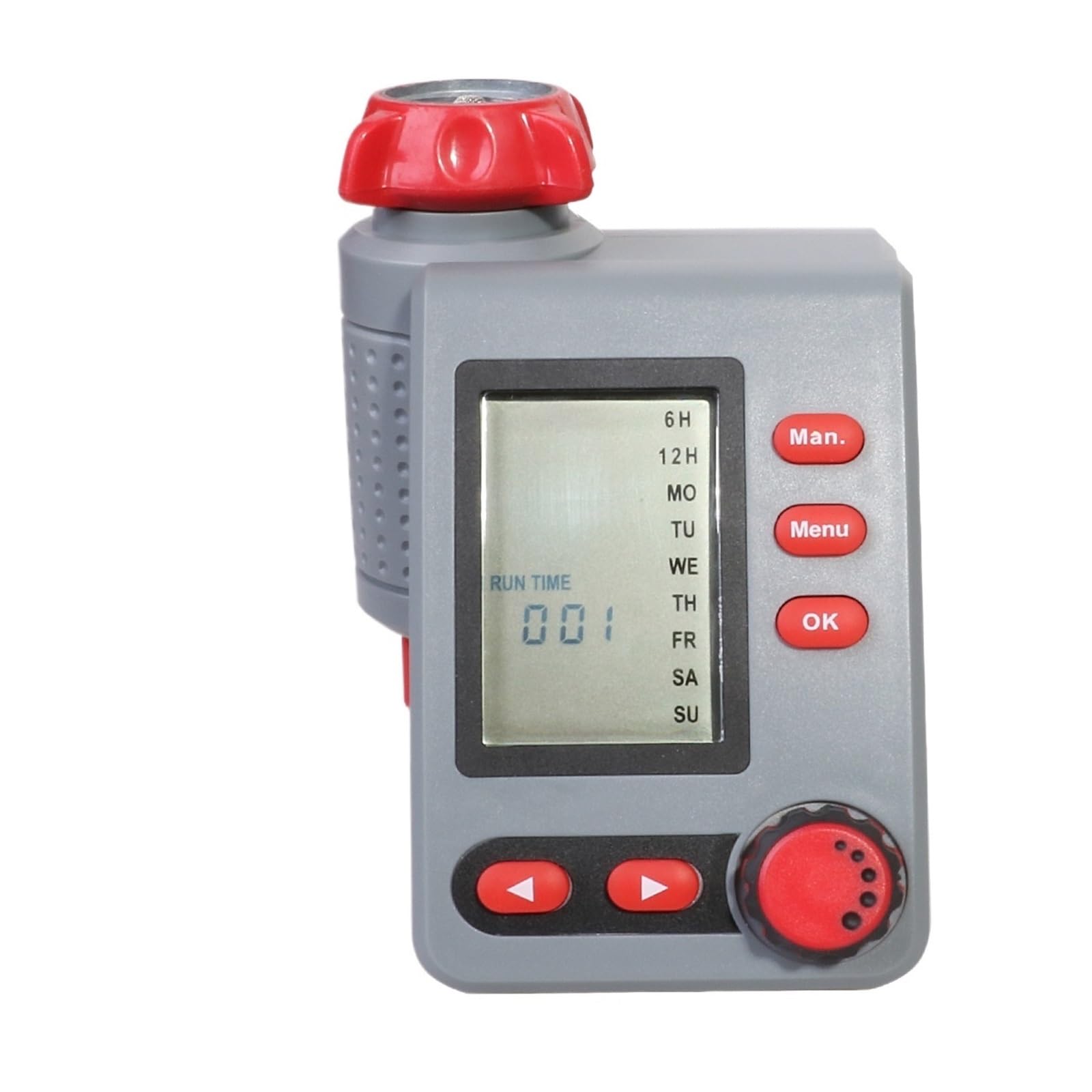 Zegar do nawadniania ogrodu Cyfrowy zegar do nawadniania Zawór elektromagnetyczny Duży ekran LCD Wyświetlacz Zegar do podlewania Automatyczny sterownik domowy
