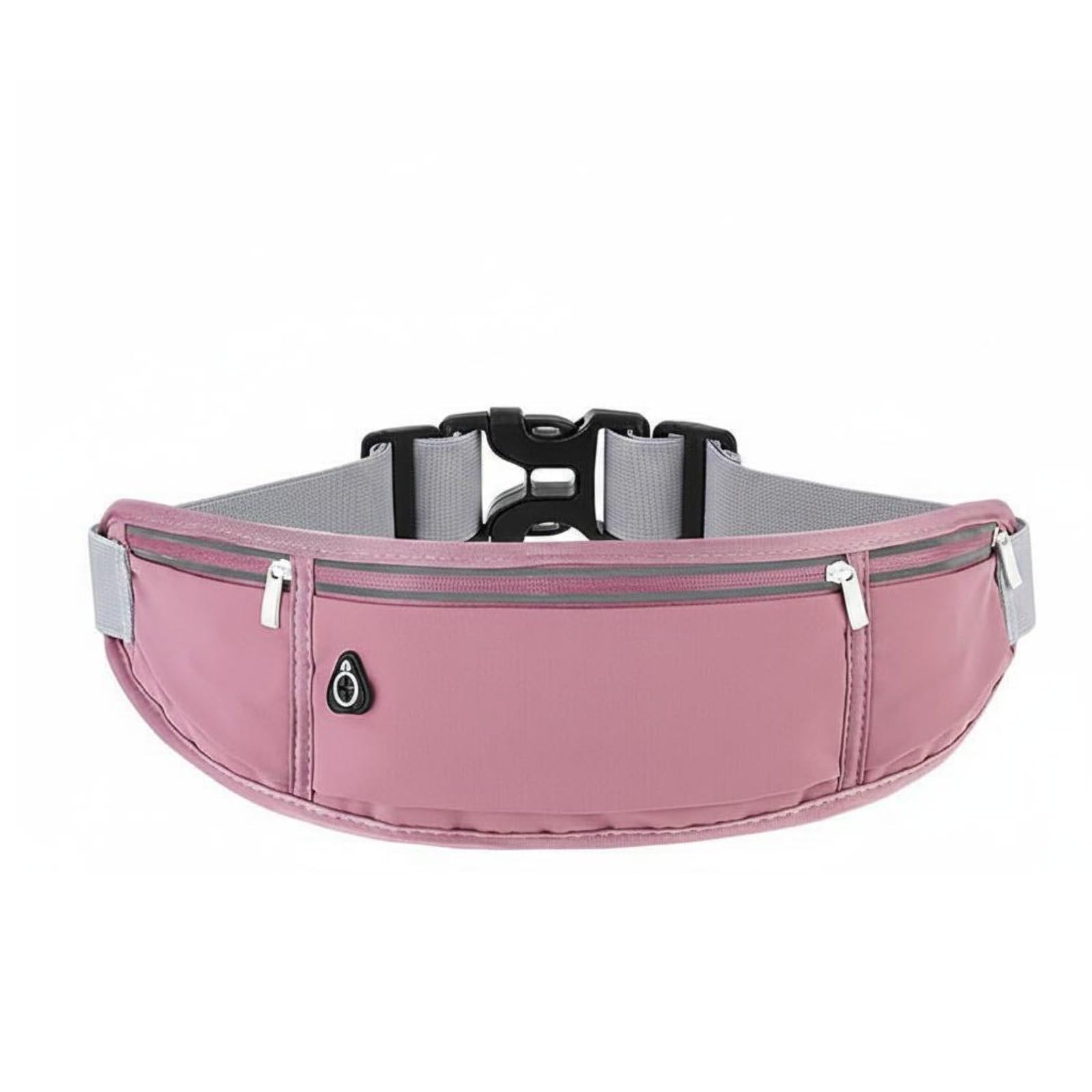 Ultra-Thin Slim Anti-Theft Waist Bag No-Movement Elastic Running Belt Bag Adjustable Strap Running Waist Pack Lightweight, Red-image-33