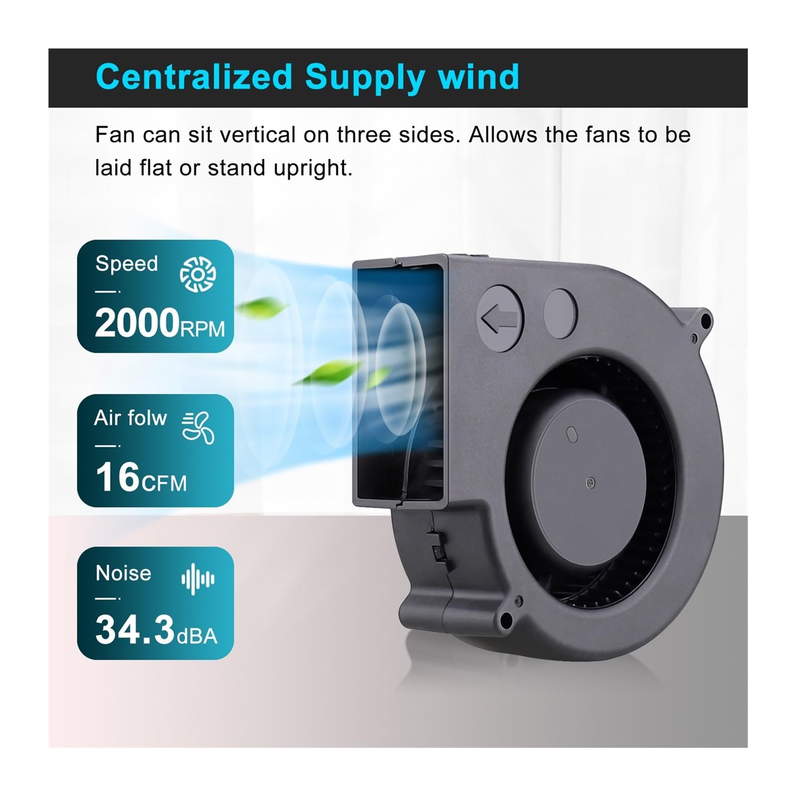 Ventilatore, DC 5V 97x94x33mm 9733 Manica Cuscinetto USB Ventilatore Ventola Di Raffreddamento Silenziosa for Barbecue All'aperto Mobile Stufa Centrifuga Turbo Ventilatore
