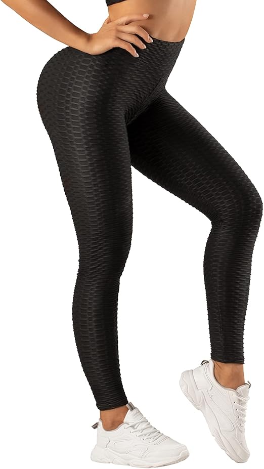 Damen Sport Leggings High Waist - Mit Bauchkontrolle & Po-Push-Effekt