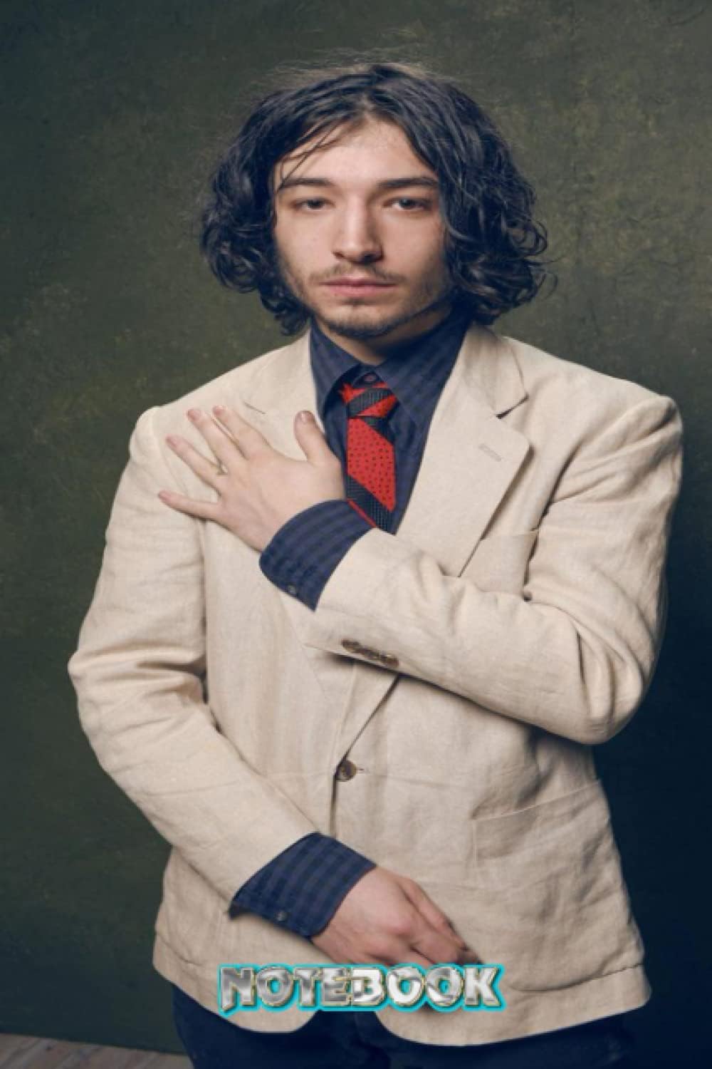 Notebook : Ezra Miller Lined Notebook (Journal,Diary) Weekly Productivity Planner College Ruled 6x9 100 Pages #617