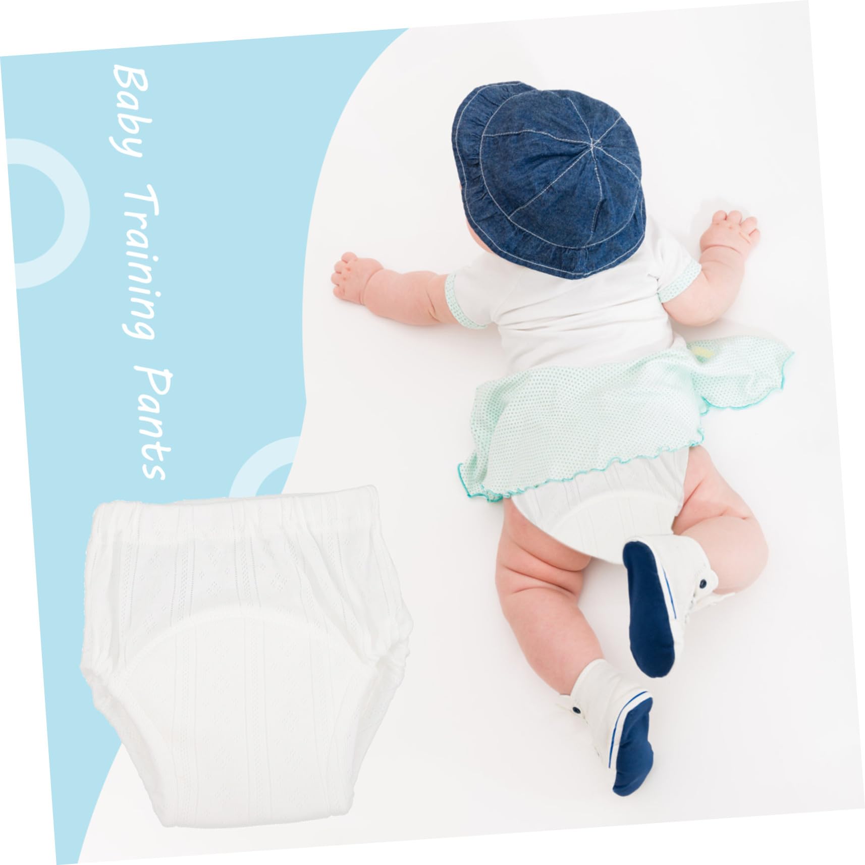 NOLITOY Pantalones de Entrenamiento para Bebés Pañal para Ñiño Algodón Transpirable Talla M (9-11 Kg) Ropa Interior Aprendizaje para Ir al Baño Uso Diario 5 Piezas