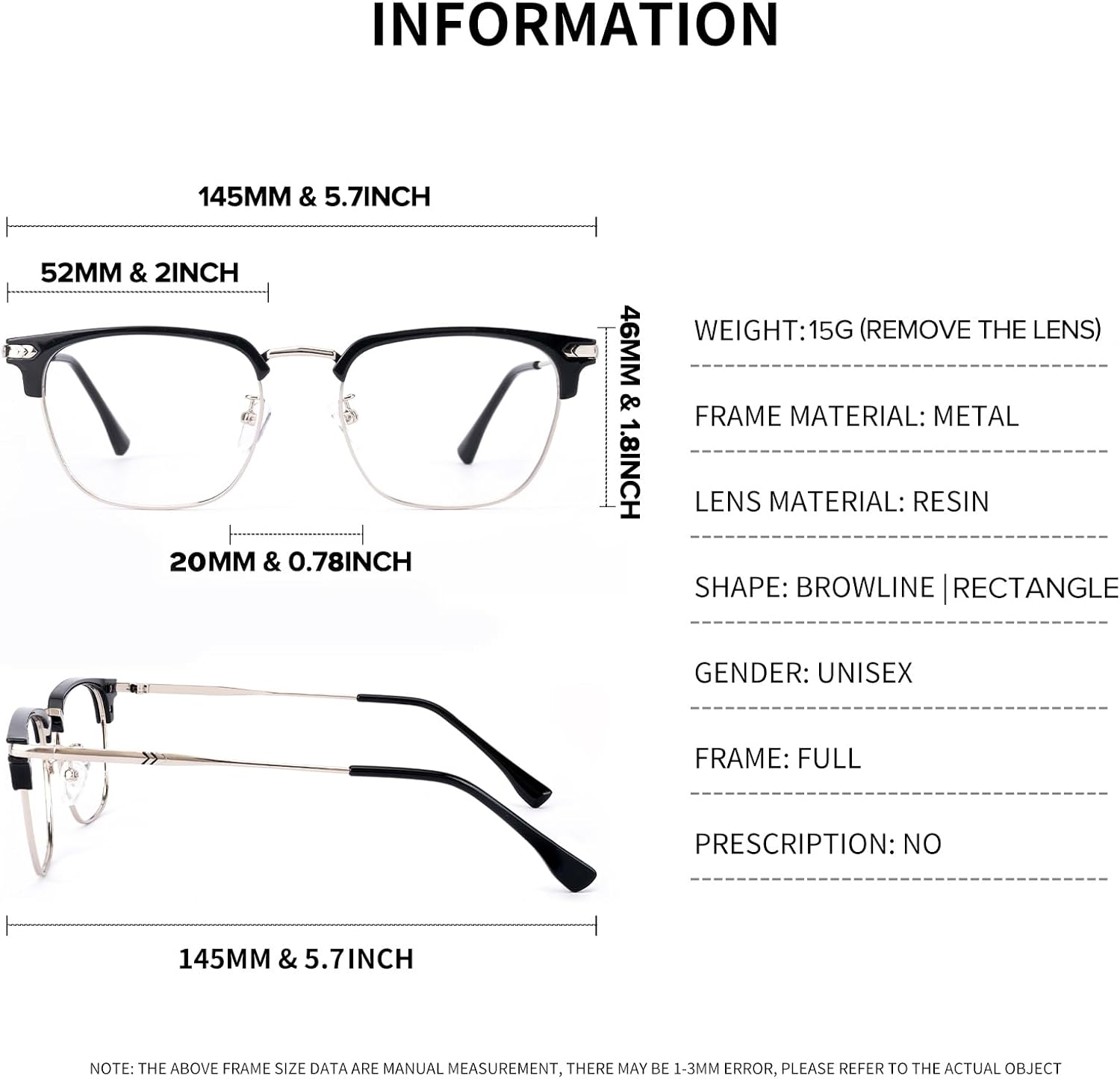 Blue Light Blocking Glasses for Men Anti-Fatigue Computer Monitor Gaming Glasses Prevent Headaches Glasses - Image 6