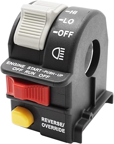 Manillar izquierdo Motor Start Off Faro HI LO Interruptor de apagado para Polaris Sportsman Scrambler Magnum Trail Blazer Trail Boss Xpedition