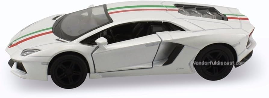 Amazon.com: KiNSMART Lamborghini Aventador LP700-4 1:38 Scale 5